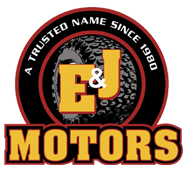 E and J Motors Logo