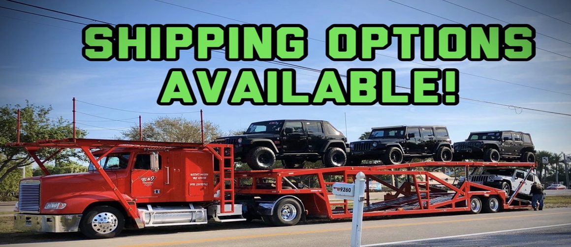 We will have your Jeep ready and pick you up at the airport