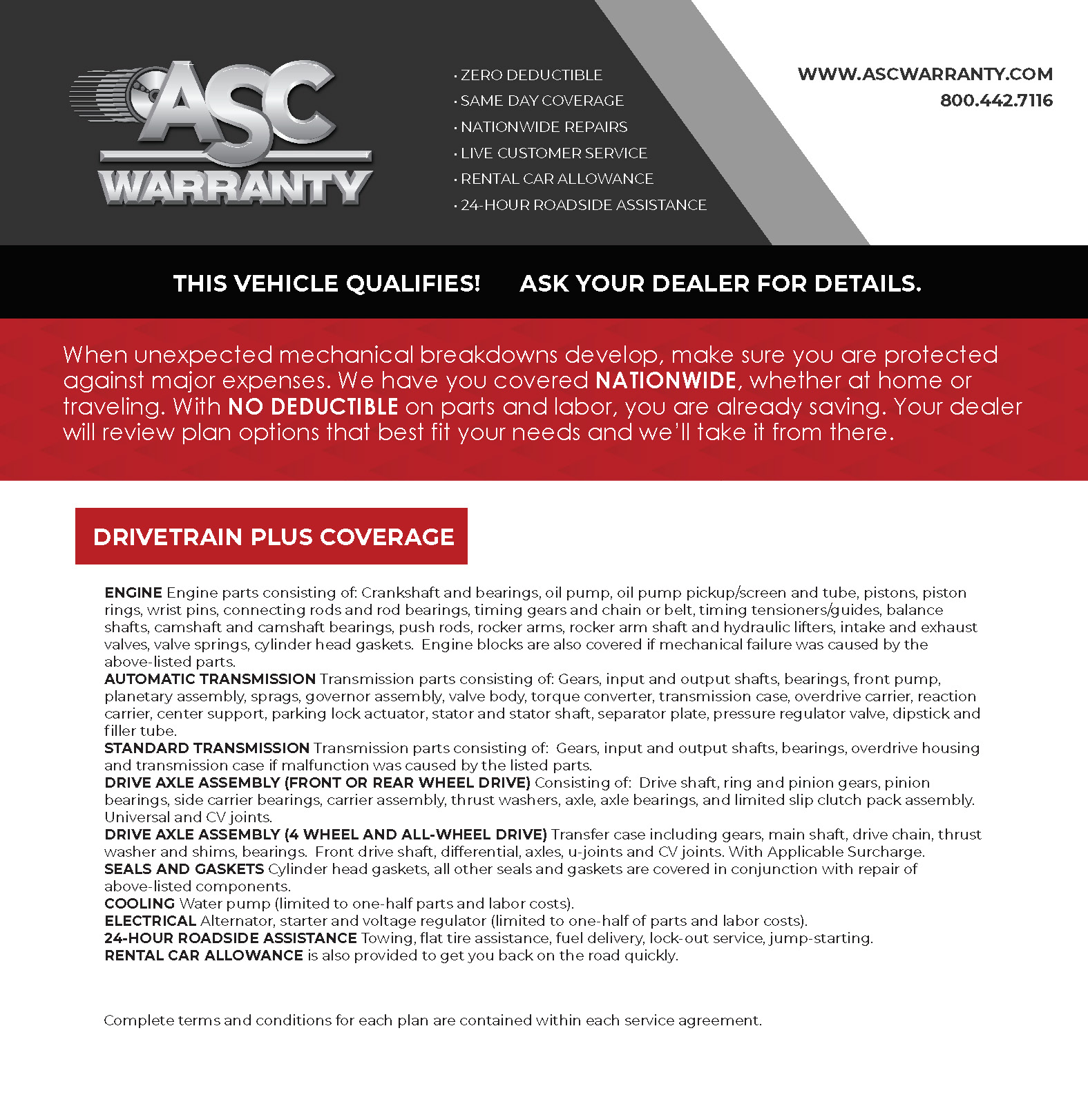 ASC warranty image