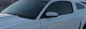 Car with tinted windows