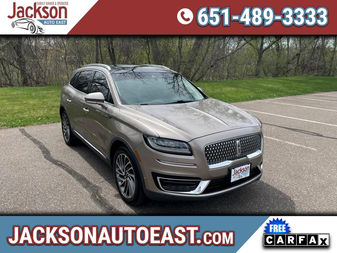 used 2019 Lincoln Nautilus car, priced at $31,988