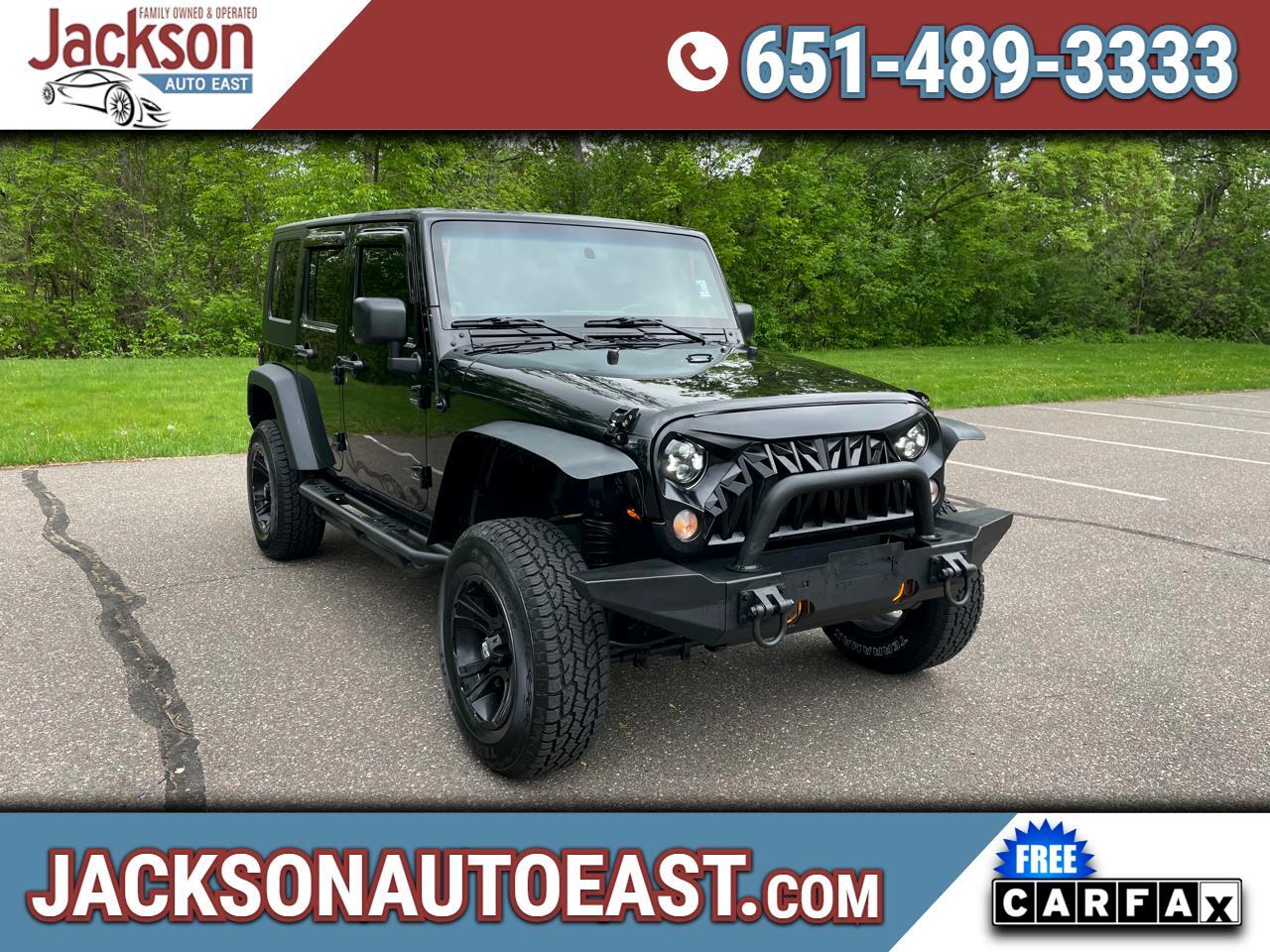 used 2014 Jeep Wrangler Unlimited car, priced at $19,488