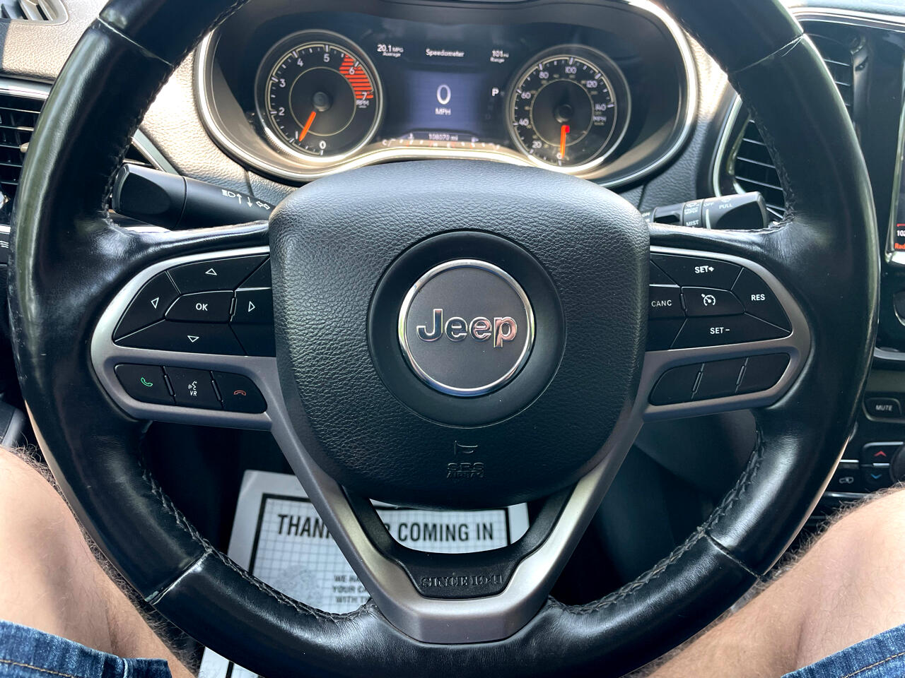 used 2019 Jeep Cherokee car, priced at $16,888